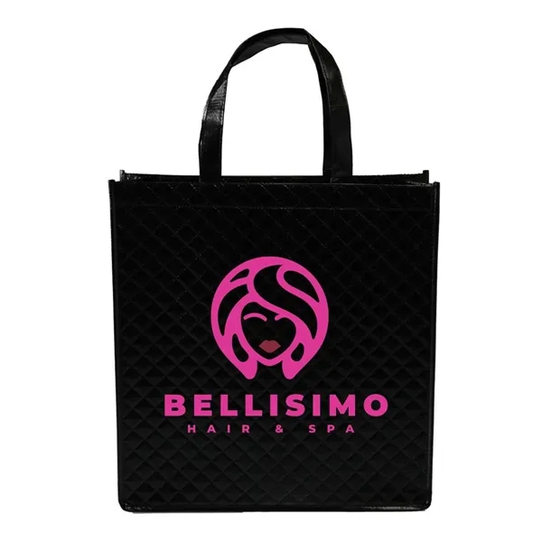 Non-woven tote bag with reflective metallic lamination and 19.6" handles.... from ASI 62088 IDProductsource
