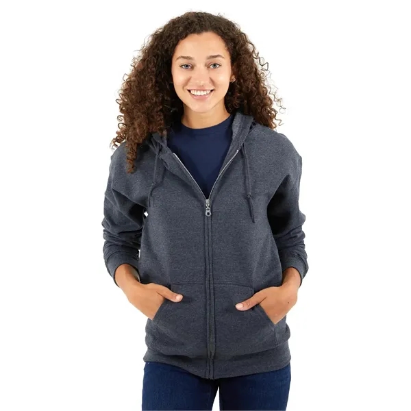 A versatile, durable zipper hoodie with a 55/45 recycled cotton/poly blend,... from ASI 72657 Active Life Promo / Active Life