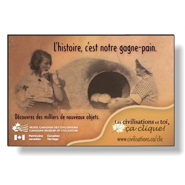 Rectangle Magnet Square Corners Full Color Imprint. White vinyl topcoat.... from ASI 87400 ArtechPro