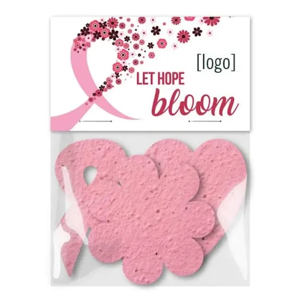 Seed paper shape pack, 3 shapes.... from ASI 40646 Bloomin Promotions / Bloomin' Promotions™