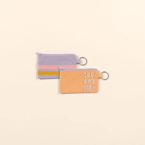 Small pouch made of 10 oz. natural canvas with metal key... from ASI 74710 Numo