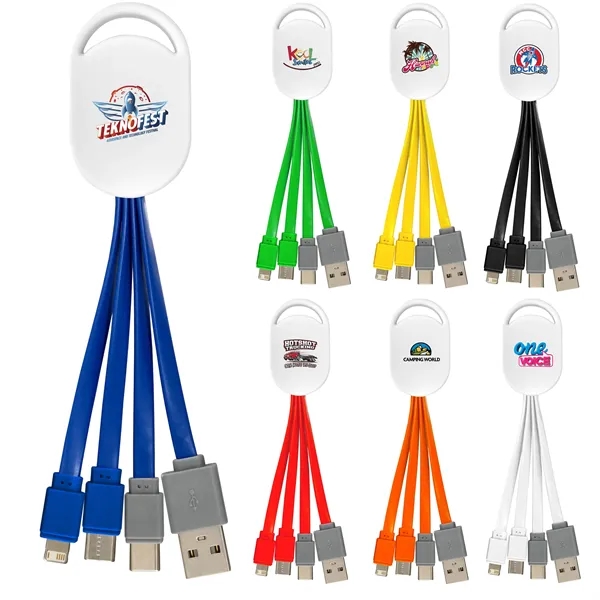 Ellipse 3-in-1 Dual Input Charging Cable... from ASI 30208 A P Specialties / AP Specialties