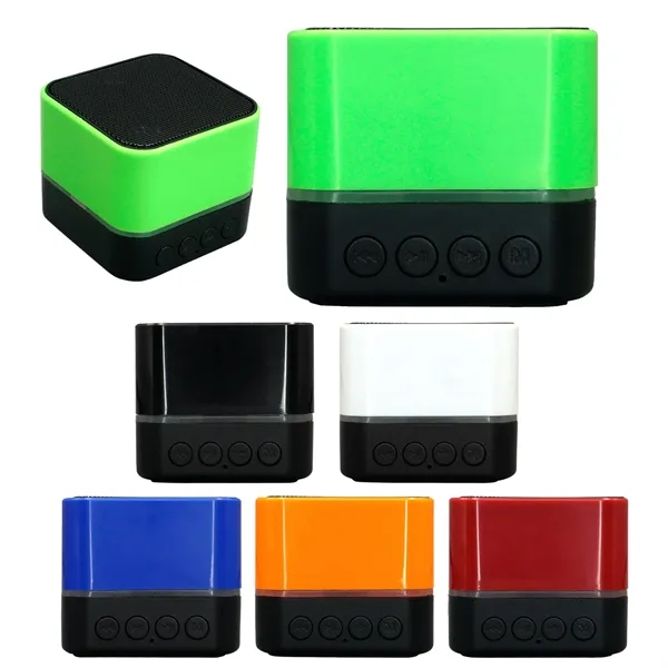 Colorful Square Bluetooth Speaker... from ASI 30208 A P Specialties / AP Specialties
