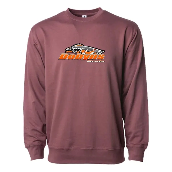 Independent Trading Unisex Lightweight Loopback Terry Crew... from ASI 30208 A P Specialties / AP Specialties