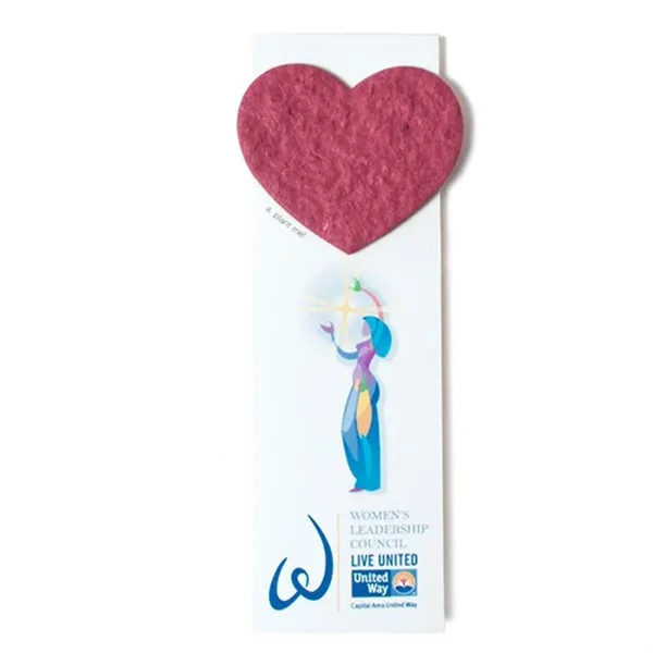 Cardstock bookmark with a small seed paper shape.... from ASI 40646 Bloomin Promotions / Bloomin' Promotions™