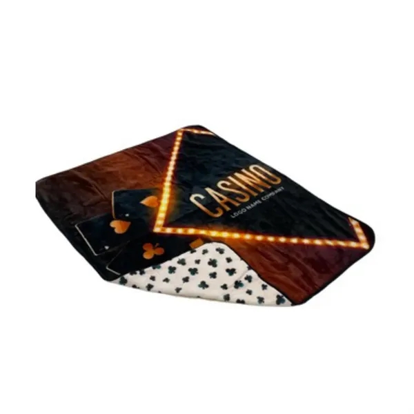 50" x 60" polyester blanket with double sided customization.... from ASI 61125 Hit Promotional Products / Hit®
