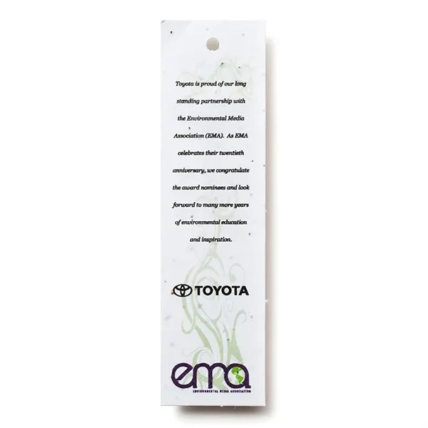Printed seed paper bookmark.... from ASI 40646 Bloomin Promotions / Bloomin' Promotions™