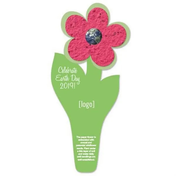 Flower seed paper bookmark for Earth Day.... from ASI 40646 Bloomin Promotions / Bloomin' Promotions™