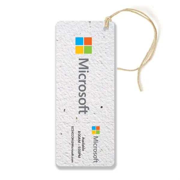 Plantable Seed Paper Tag, perforated... from ASI 40646 Bloomin Promotions / Bloomin' Promotions™