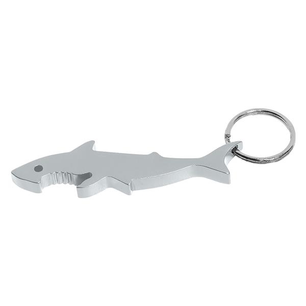 Shark Bottle Opener Key Ring.  Approx. Size:  3".... from ASI 61125 Hit Promotional Products / Hit®
