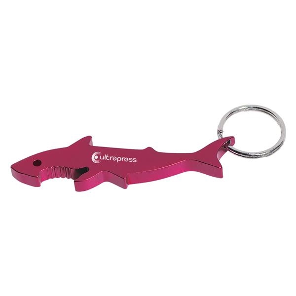 Shark Bottle Opener Key Ring.  Approx. Size:  3".... from ASI 61125 Hit Promotional Products / Hit®