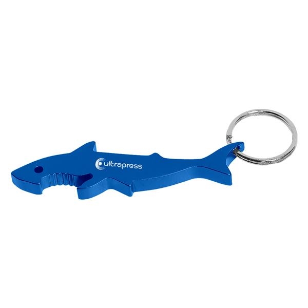 Shark Bottle Opener Key Ring.  Approx. Size:  3".... from ASI 61125 Hit Promotional Products / Hit®