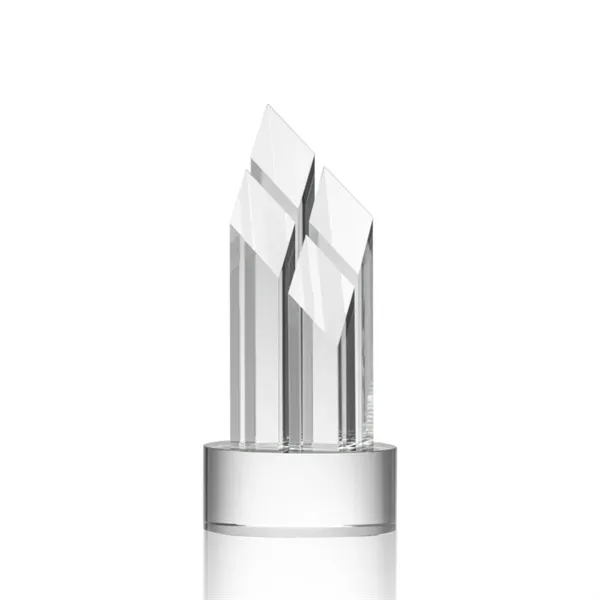 Optical crystal award with four beautiful diamond towers.... from ASI 84592 St Regis Group / St Regis