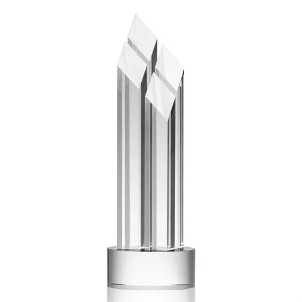Optical crystal award with four beautiful diamond towers.... from ASI 84592 St Regis Group / St Regis
