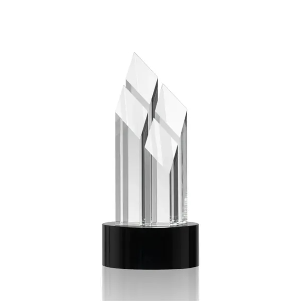 Optical crystal award with four beautiful diamond towers.... from ASI 84592 St Regis Group / St Regis