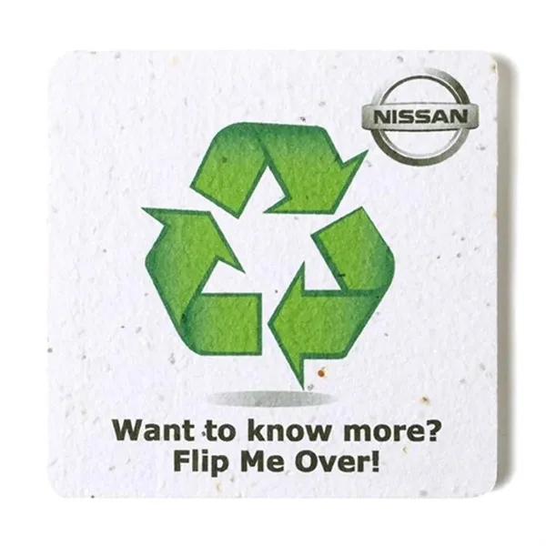 Seed paper 3.5 square coaster.... from ASI 40646 Bloomin Promotions / Bloomin' Promotions™