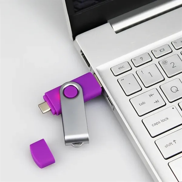Dual USB A and USB C drive... from ASI 63776 KTI Networks Inc