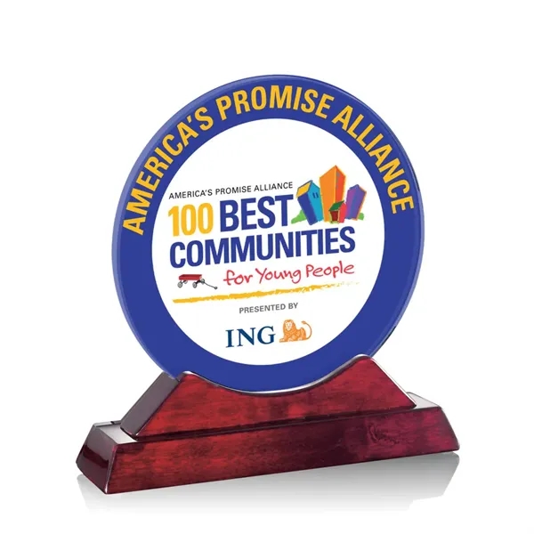 Round award on a piano finished base.... from ASI 84592 St Regis Group / St Regis