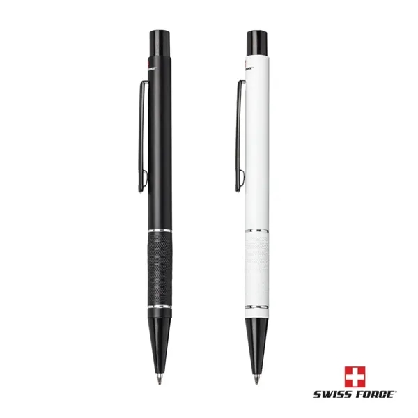 The Swiss Force® Aarburg Pen Gift Set includes two sleek aluminum... from ASI 84592 St Regis Group
