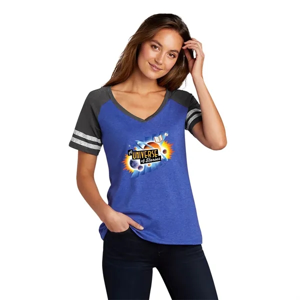 DISTRICT MADE® LADIES GAME V-NECK TEE... from ASI 30208 A P Specialties / AP Specialties