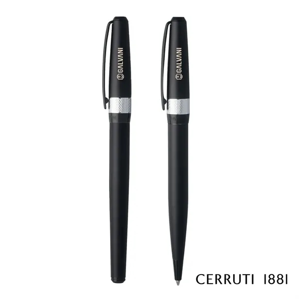 The Cerruti 1881® Canal Ballpoint Pen & Rollerball Pen Gift Set... from ASI 84592 St Regis Group