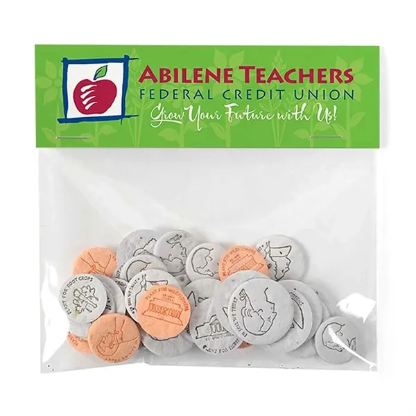 Seed Paper Coin pack, 20 coins... from ASI 40646 Bloomin Promotions / Bloomin' Promotions™