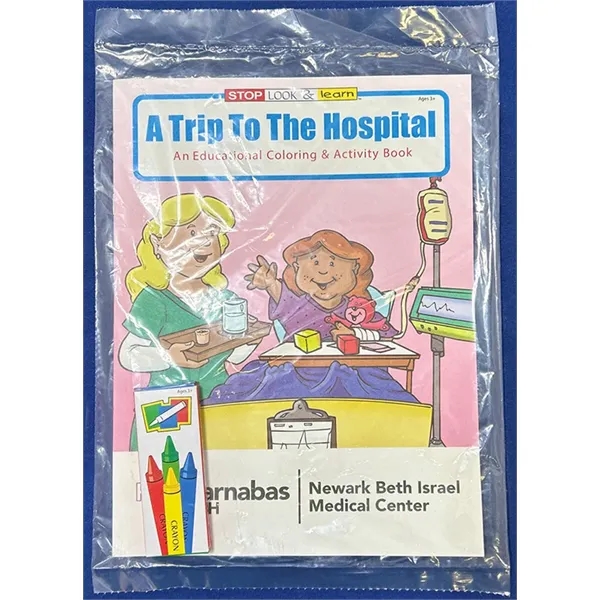 A Trip To The Hospital educational coloring and activity book fun... from ASI 45815 Coloring Book Solutions / Coloring Book Solutions™