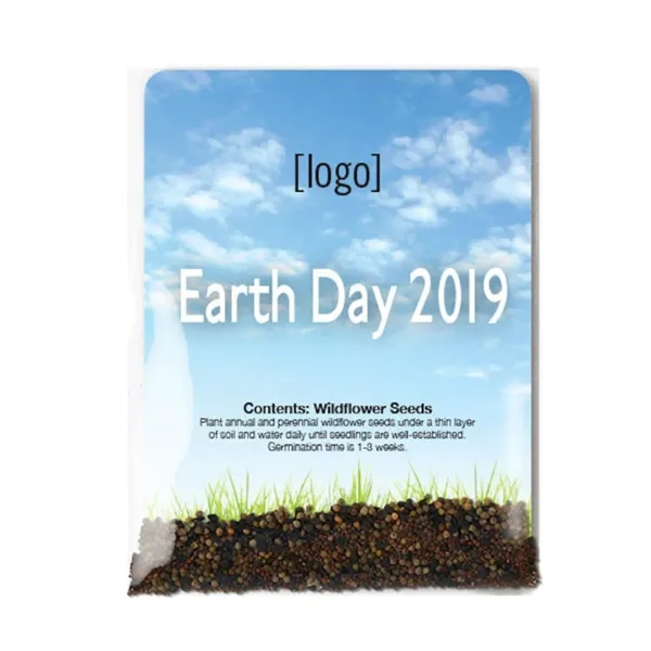 Includes seeds, 3x4 backer card, and eco-cello.... from ASI 40646 Bloomin Promotions / Bloomin' Promotions™