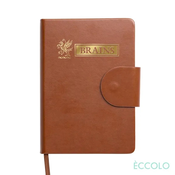 The Eccolo® Foxtrot Flap Closure Hardcover Journal features a stylish design... from ASI 84592 St Regis Group