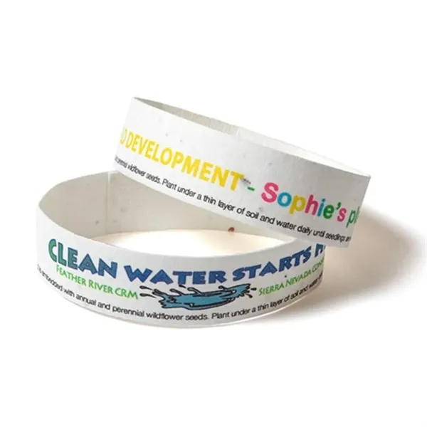 Event wristbands that grow into flowers!... from ASI 40646 Bloomin Promotions / Bloomin' Promotions™
