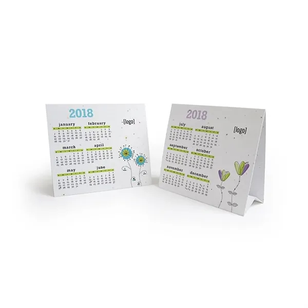 Seeded paper Tent Calendar... from ASI 40646 Bloomin Promotions / Bloomin' Promotions™