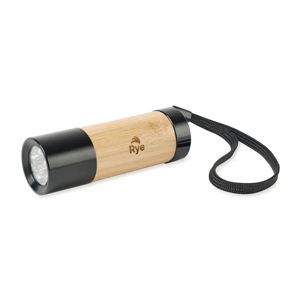 Pocket sized, LED flashlight made with aluminum and bamboo.... from ASI 56070 Gemline / Gemline®