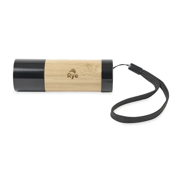 Pocket sized, LED flashlight made with aluminum and bamboo.... from ASI 56070 Gemline / Gemline®