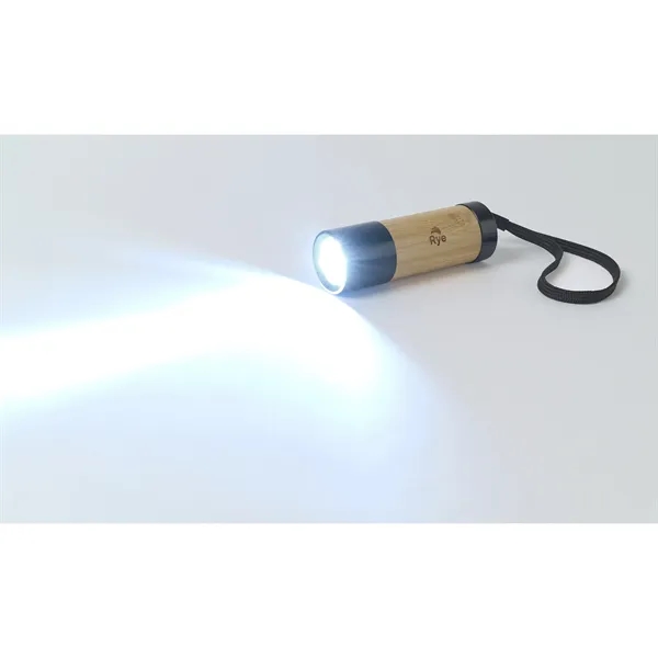 Pocket sized, LED flashlight made with aluminum and bamboo.... from ASI 56070 Gemline / Gemline®