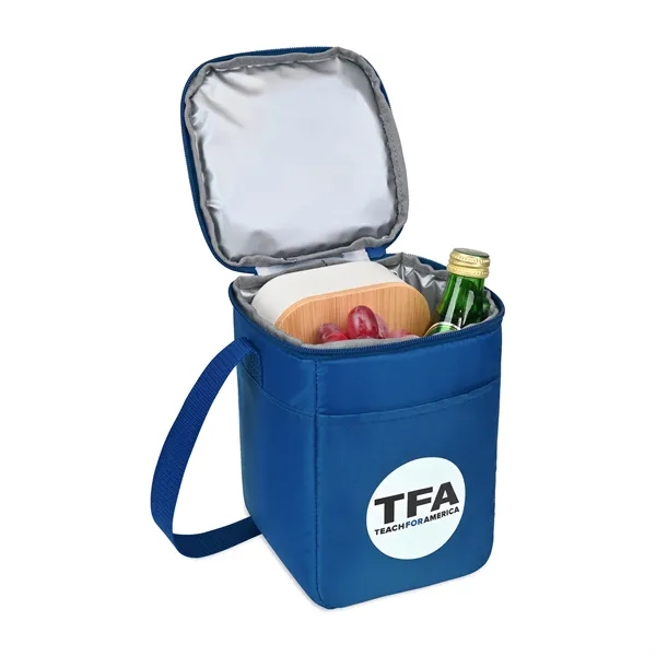 Recycled lunch cooler with 6 can capacity, PEVA lining and 41"... from ASI 56070 Gemline / Gemline®