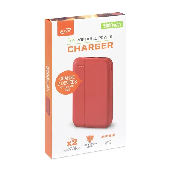 Power bank with 5000mAh rechargeable lithium polymer battery.... from ASI 56070 Gemline / Gemline®