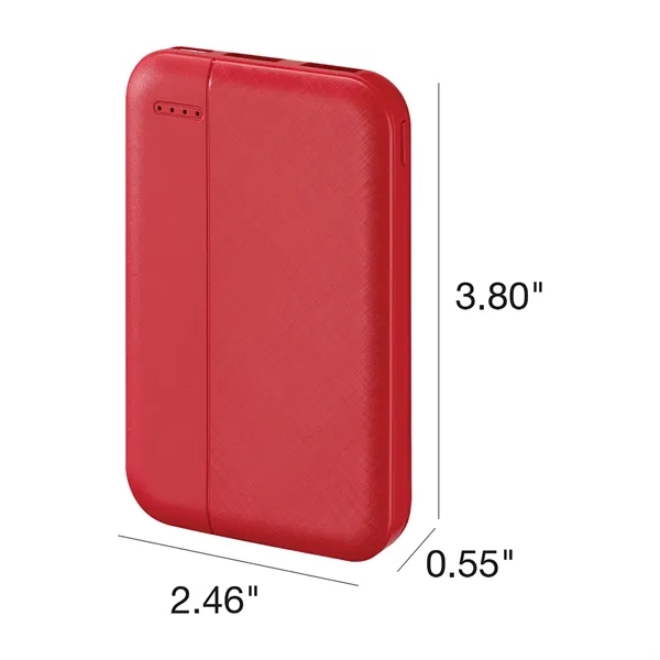 Power bank with 5000mAh rechargeable lithium polymer battery.... from ASI 56070 Gemline / Gemline®