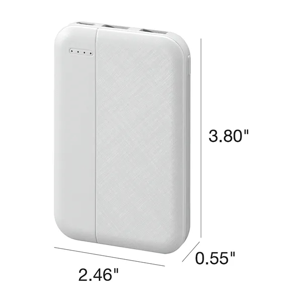 Power bank with 5000mAh rechargeable lithium polymer battery.... from ASI 56070 Gemline / Gemline®