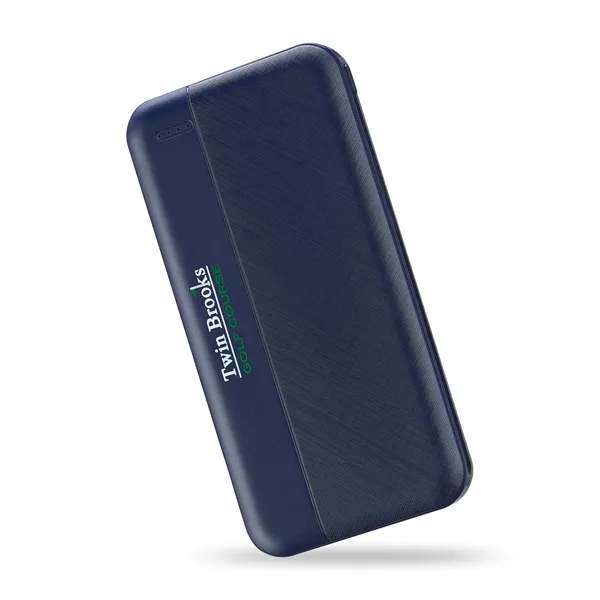 Power bank with 10000mAh rechargeable lithium polymer battery.... from ASI 56070 Gemline / Gemline®