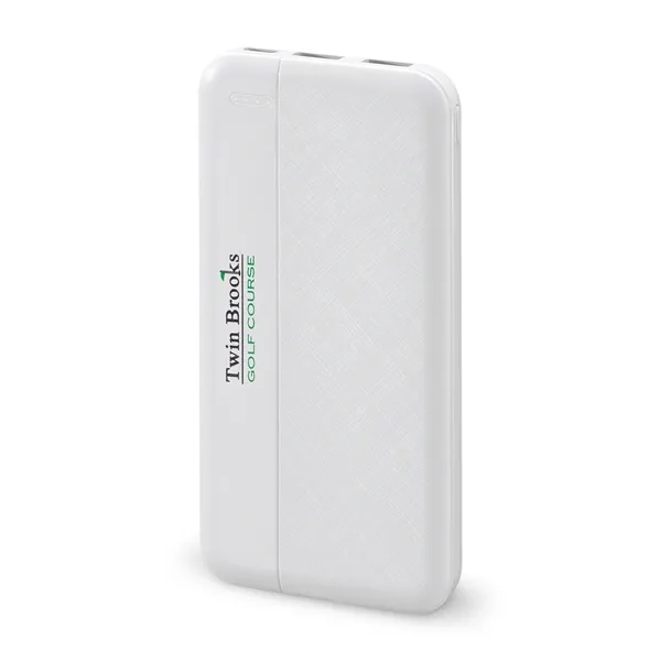 Power bank with 10000mAh rechargeable lithium polymer battery.... from ASI 56070 Gemline / Gemline®