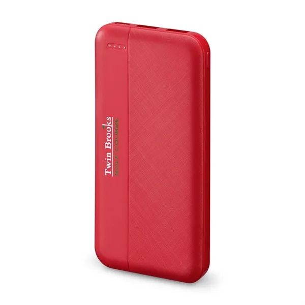 Power bank with 10000mAh rechargeable lithium polymer battery.... from ASI 56070 Gemline / Gemline®