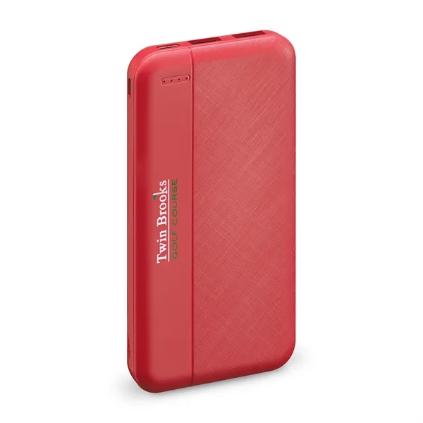 Power bank with 10000mAh rechargeable lithium polymer battery.... from ASI 56070 Gemline / Gemline®