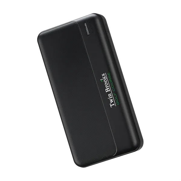 Power bank with 20000mAh rechargeable lithium polymer battery.... from ASI 56070 Gemline / Gemline®