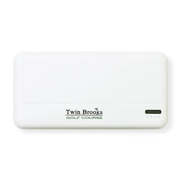 Power bank with 20000mAh rechargeable lithium polymer battery.... from ASI 56070 Gemline / Gemline®