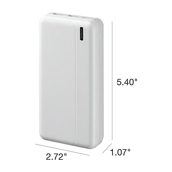 Power bank with 20000mAh rechargeable lithium polymer battery.... from ASI 56070 Gemline / Gemline®