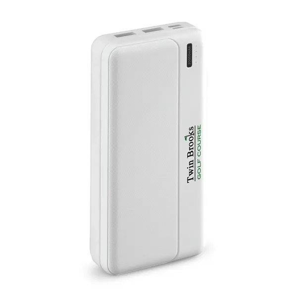 Power bank with 20000mAh rechargeable lithium polymer battery.... from ASI 56070 Gemline / Gemline®