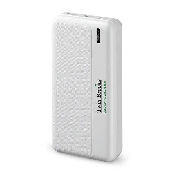 Power bank with 20000mAh rechargeable lithium polymer battery.... from ASI 56070 Gemline / Gemline®