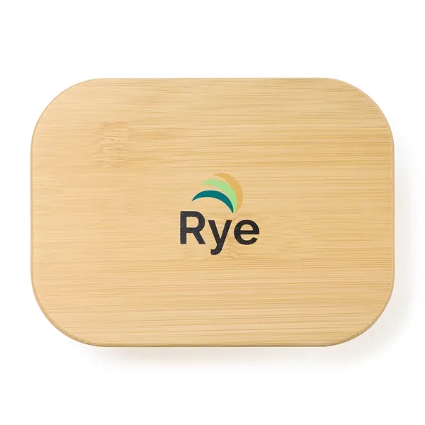 2 cup (640ML) bamboo topped glass storage container.... from ASI 56070 Gemline / Gemline®