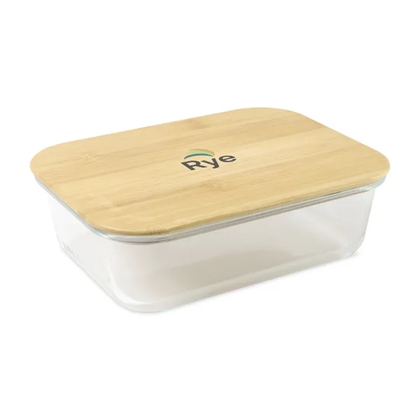 7-cup bamboo/glass storage container.... from ASI 56070 Gemline / Gemline®