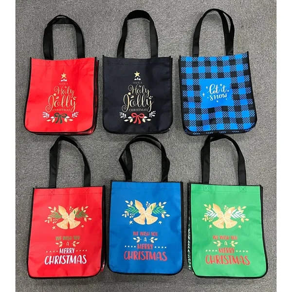 Full Color 130 GSM non woven 5 sides Matte finish Christmas... from ASI 41511 Brainchild USA Inc / BrainChild Gift Club